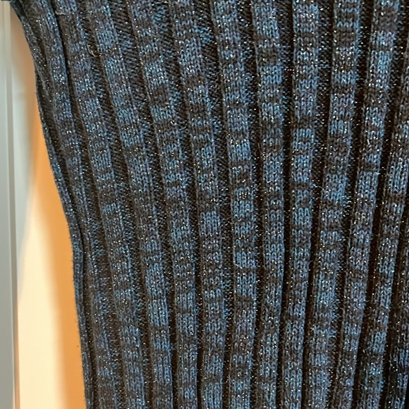 Apt 9 blue and black cowl neck sweater - Picture 3 of 3